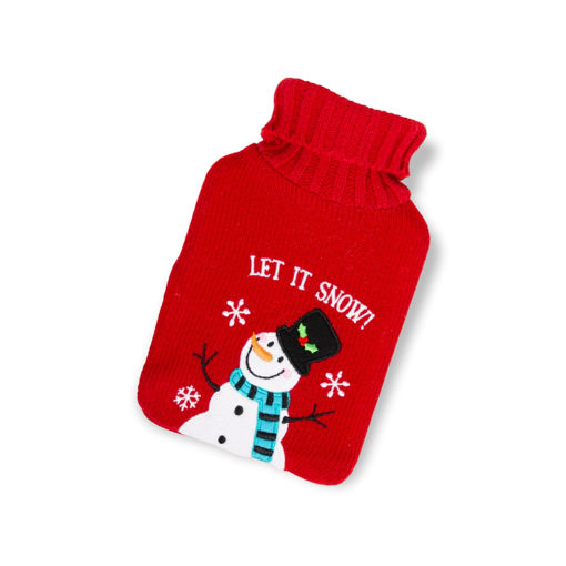 Picture of LET IT SNOW HOT WATER BOTTLE MEDIUM